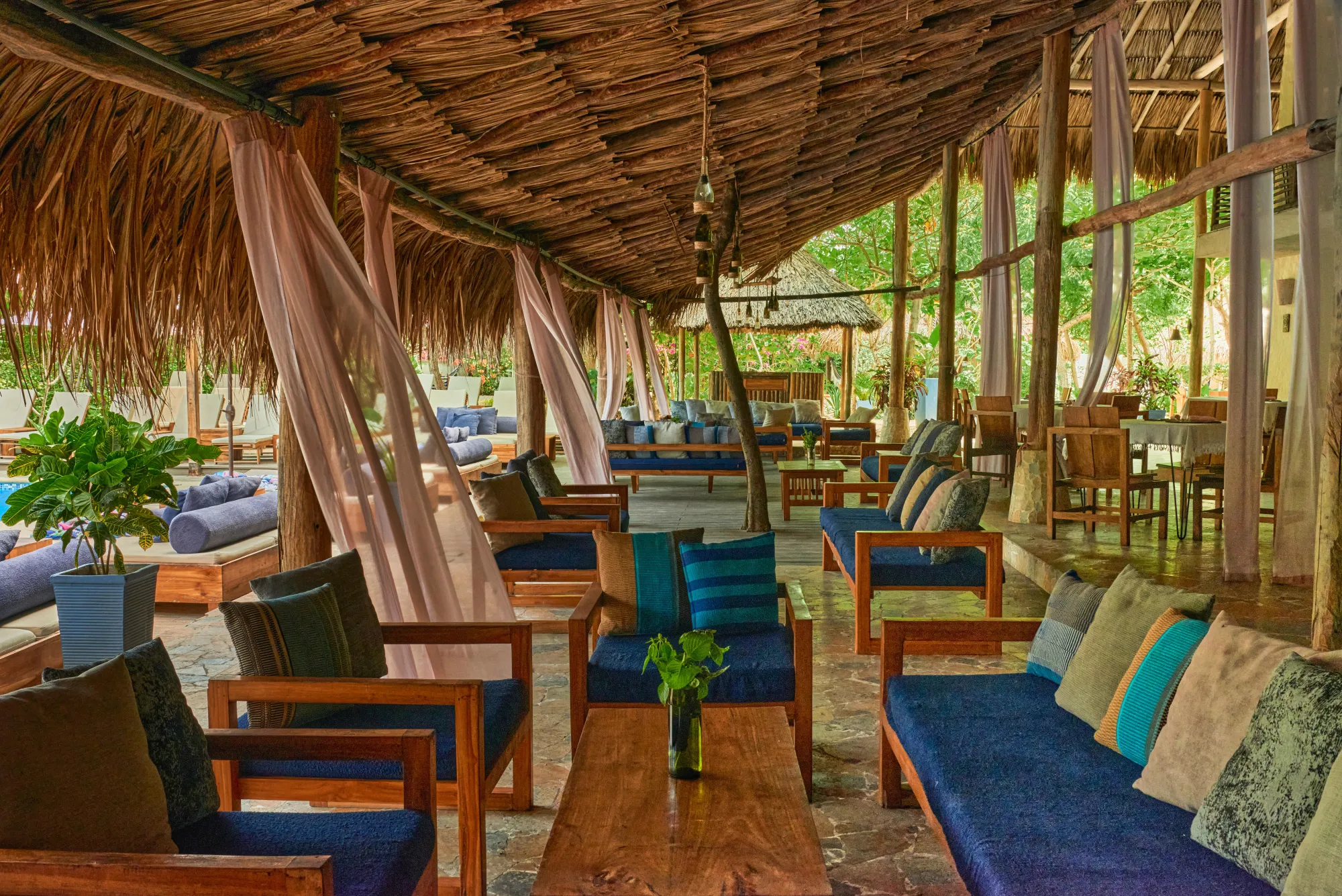 The lounge at Blue Apple Beach
