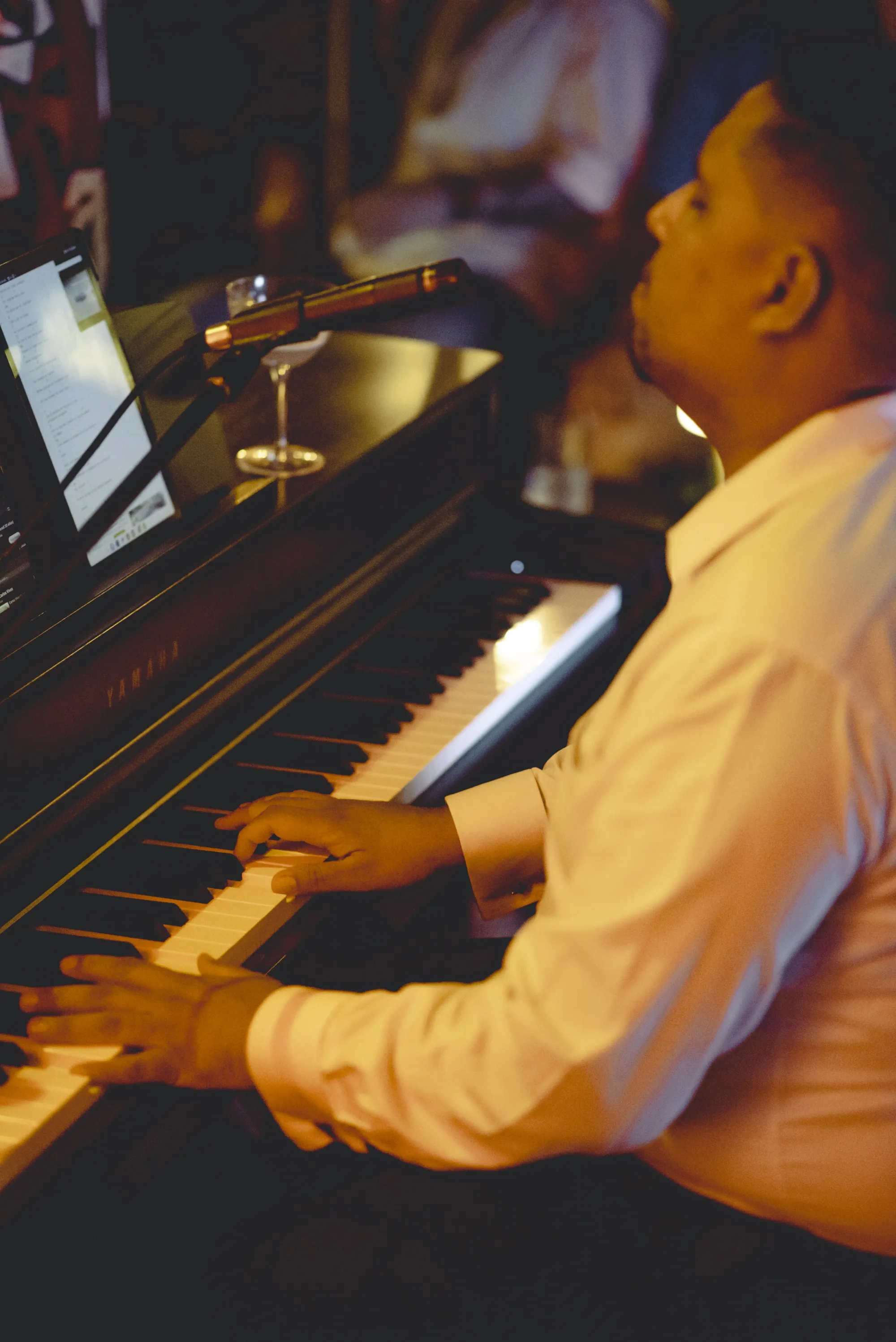 The piano bar at MO Lobby Bar, Cartagena